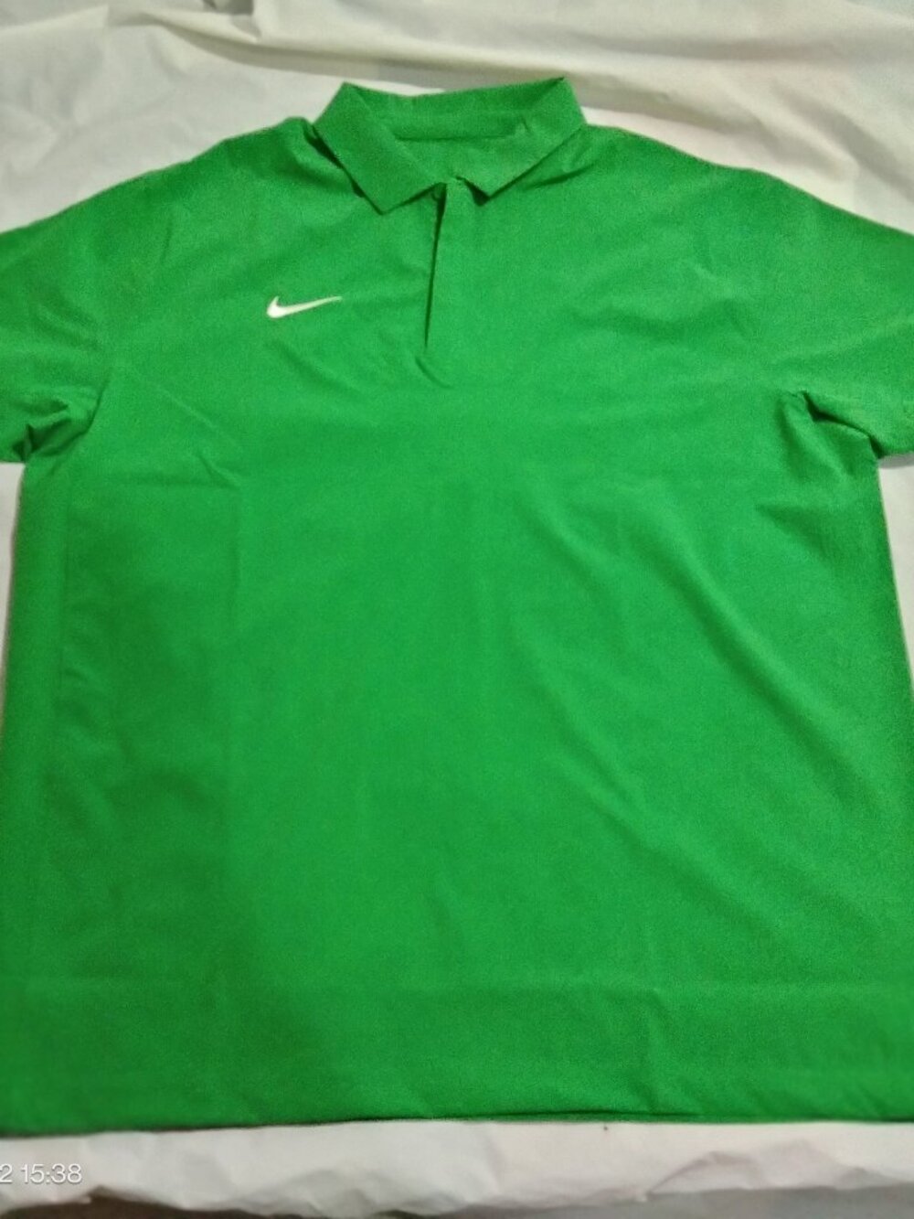 Nike Dri-FIT Mens Woven Coaches Golf Polo Shirt Green 2XL NWT HF7061-377 NWOT